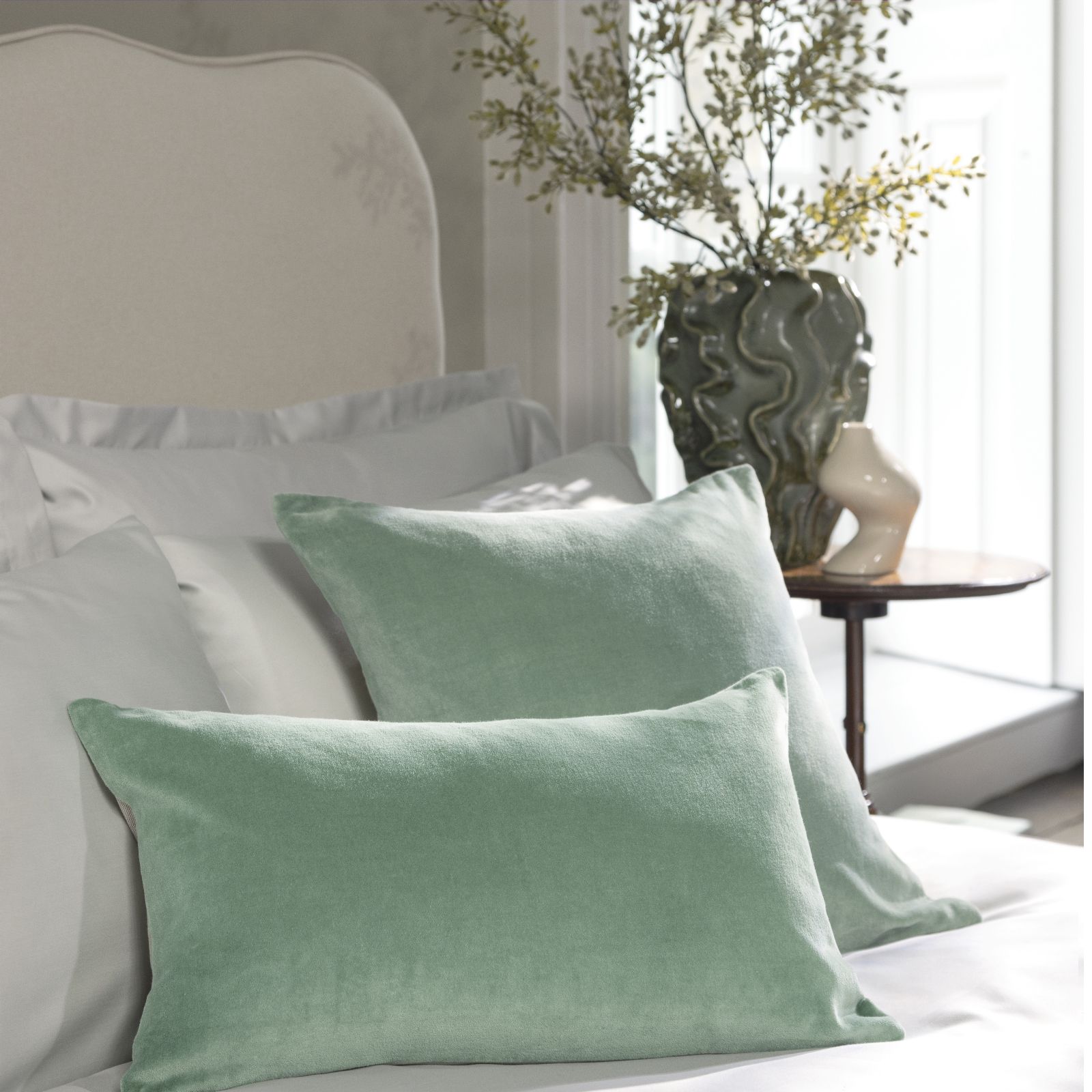 Christy Jaipur Cotton & Velvet Cushion