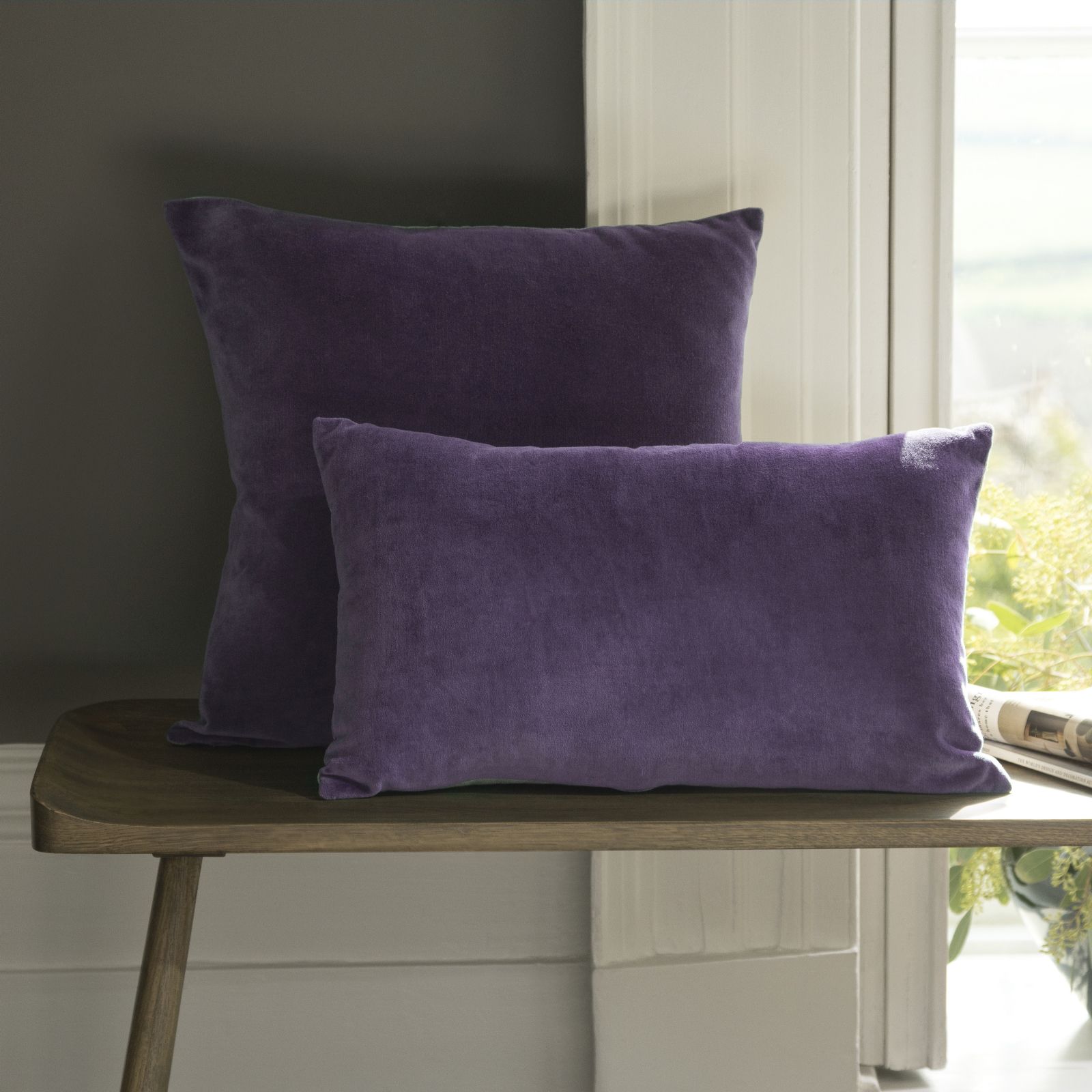 Christy Jaipur Cotton & Velvet Cushion