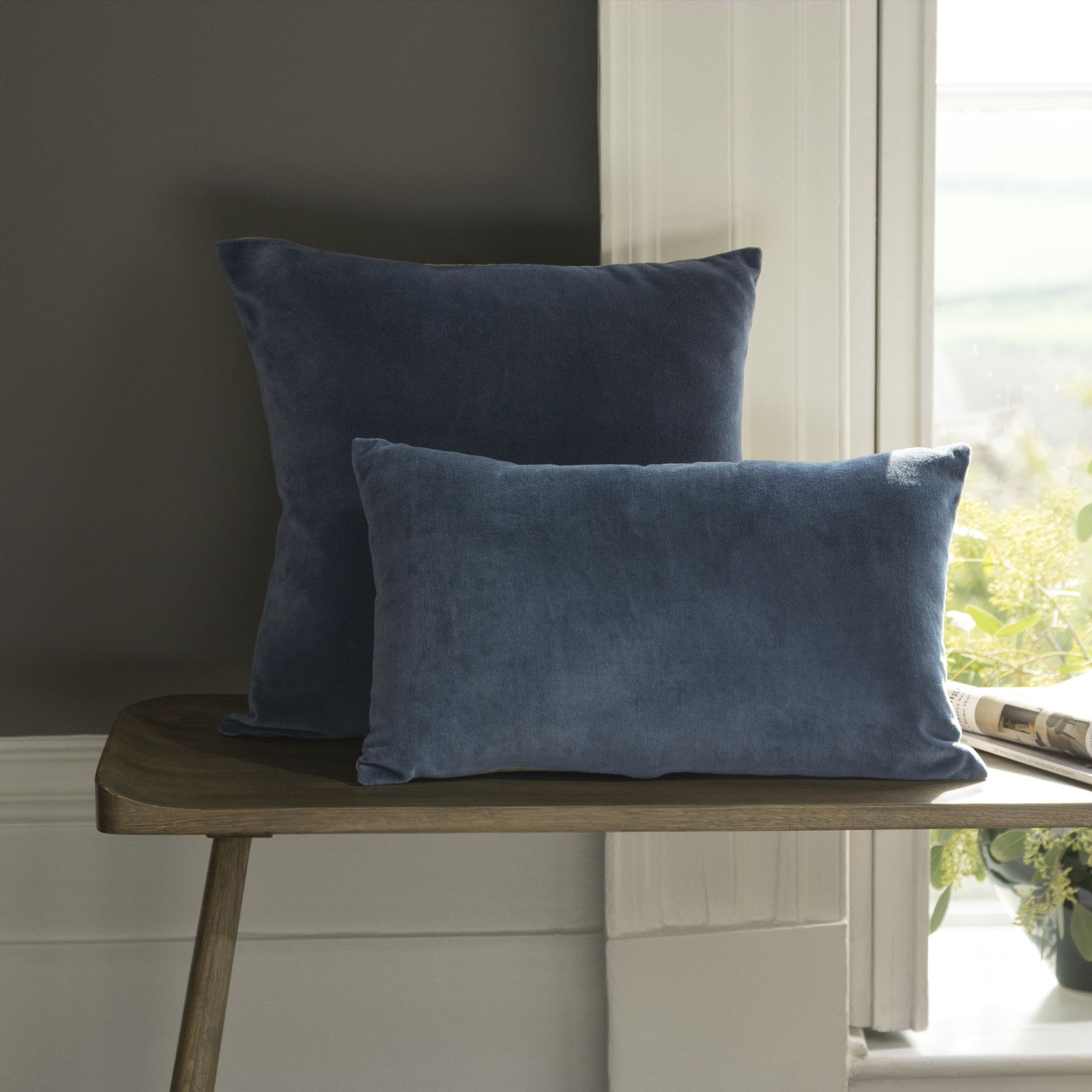 Christy Jaipur Cotton & Velvet Cushion