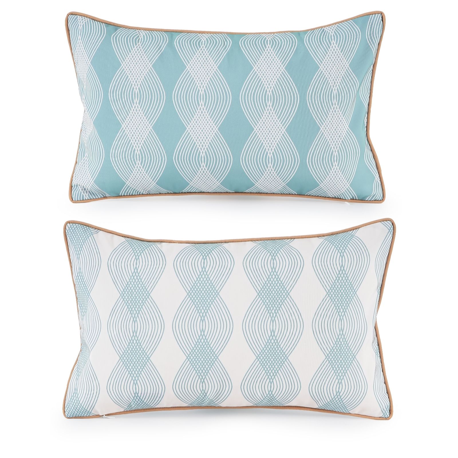 Outlet Sara Davies Reversible Outdoor Cushion w/ Geometrics Design