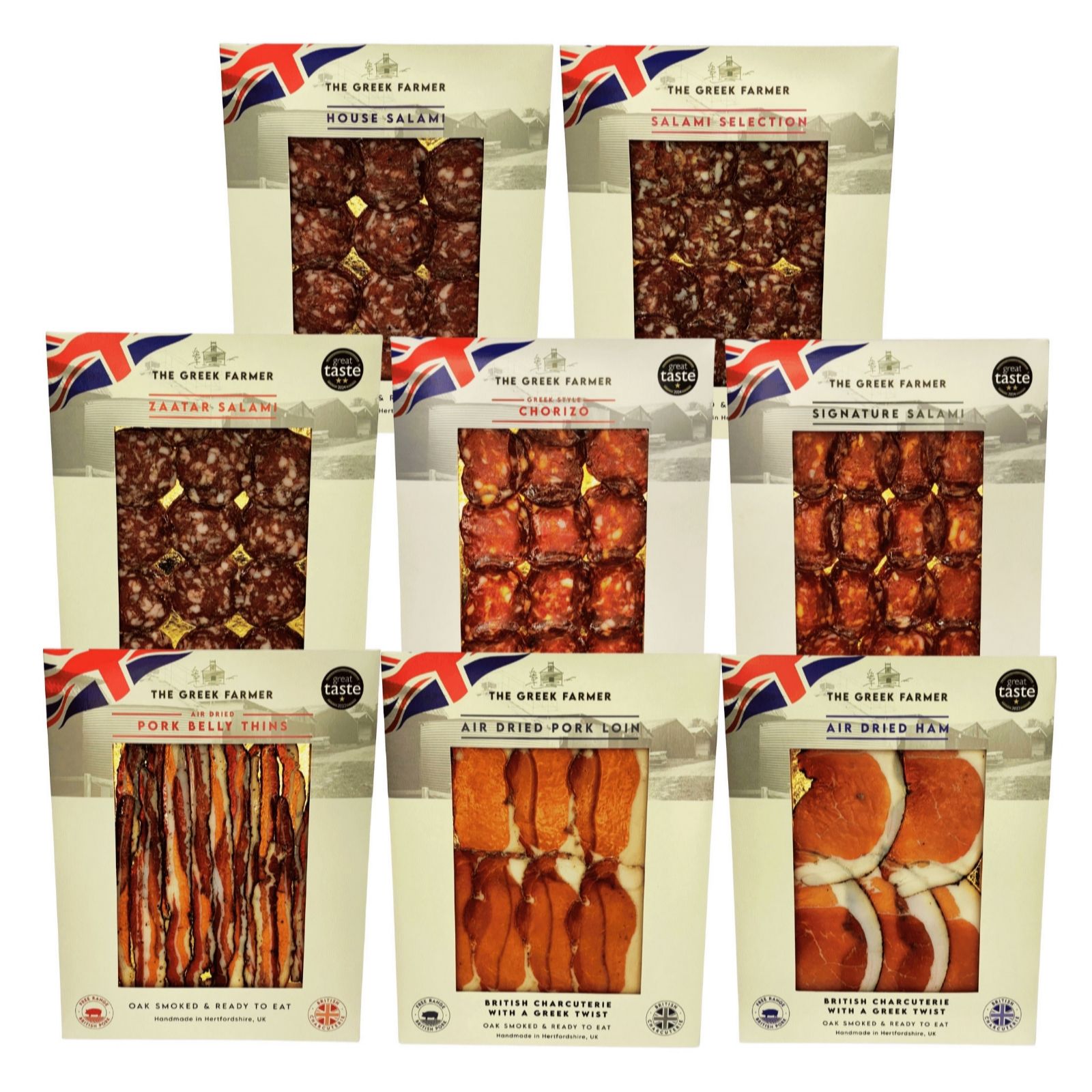The Greek Farmer 8 Piece Ultimate Charcuterie Selection