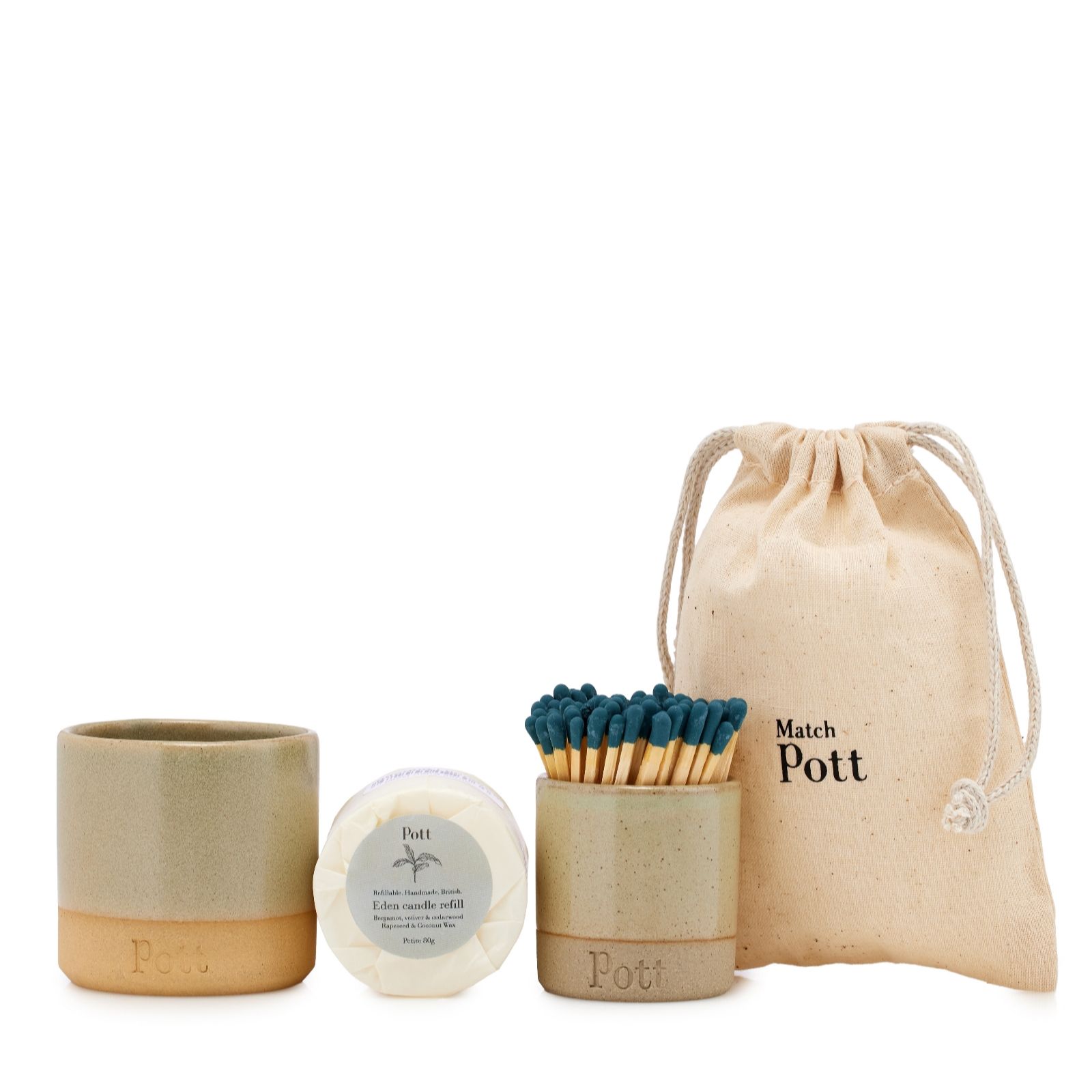Pott Petite Refillable Candle Starter Pack