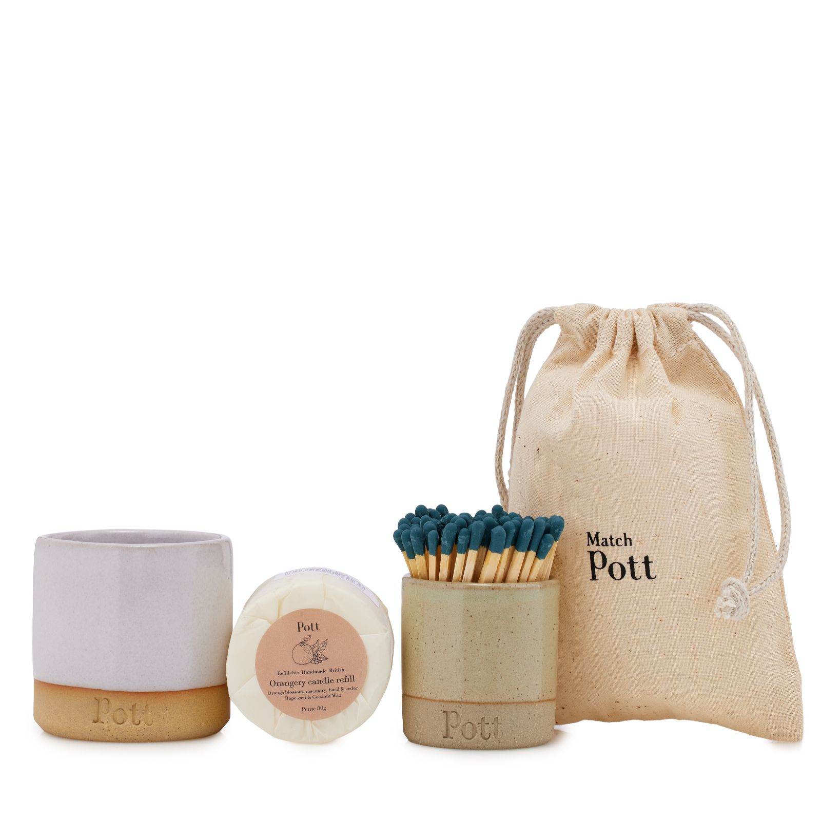 Pott Petite Refillable Candle Starter Pack
