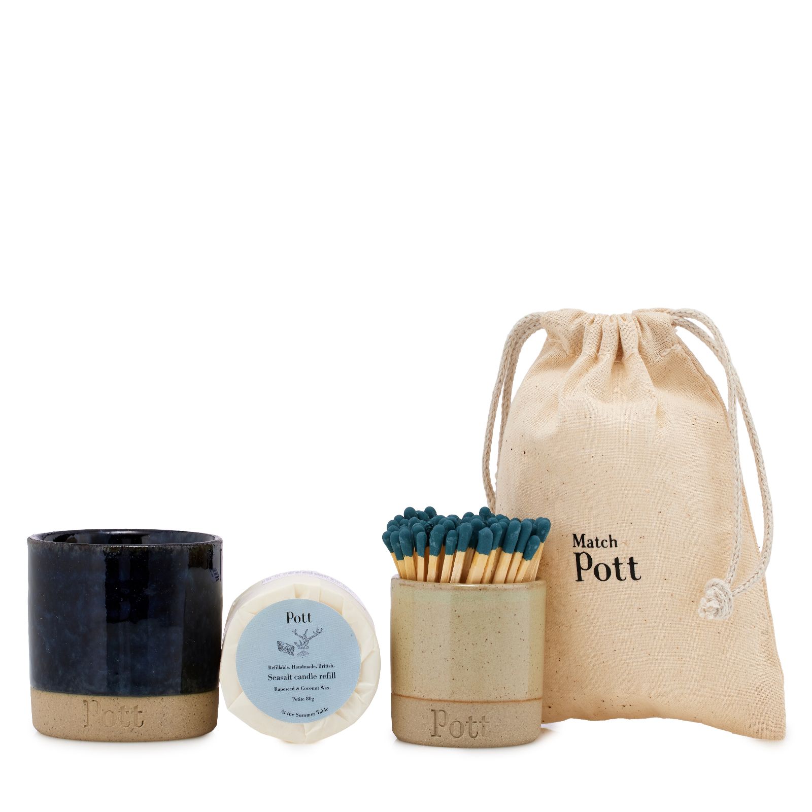 Pott Petite Refillable Candle Starter Pack
