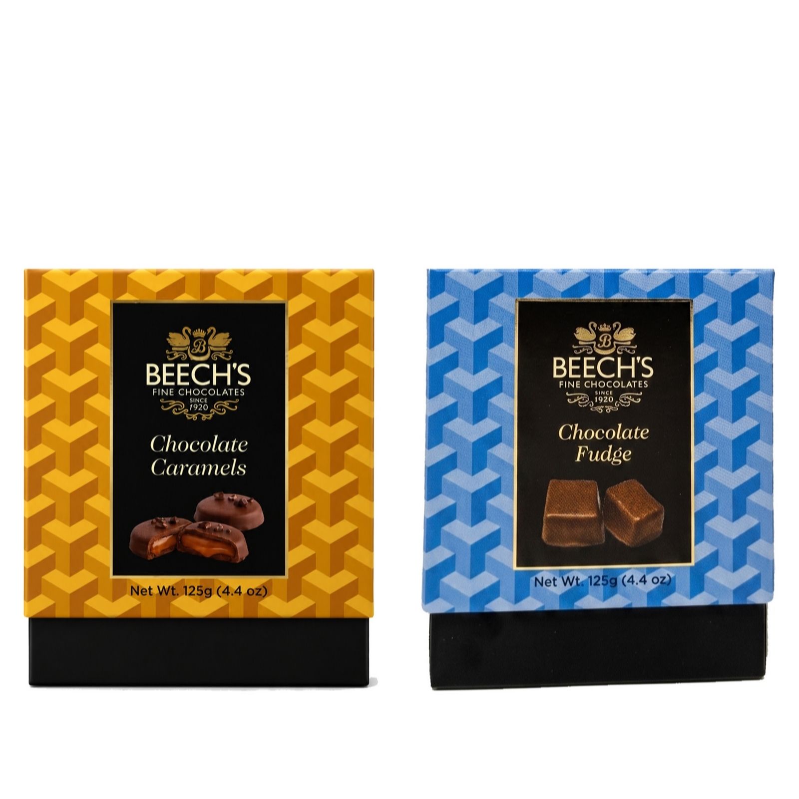 Beech's Set of 2 Chocolate Coated Fudge & Caramel