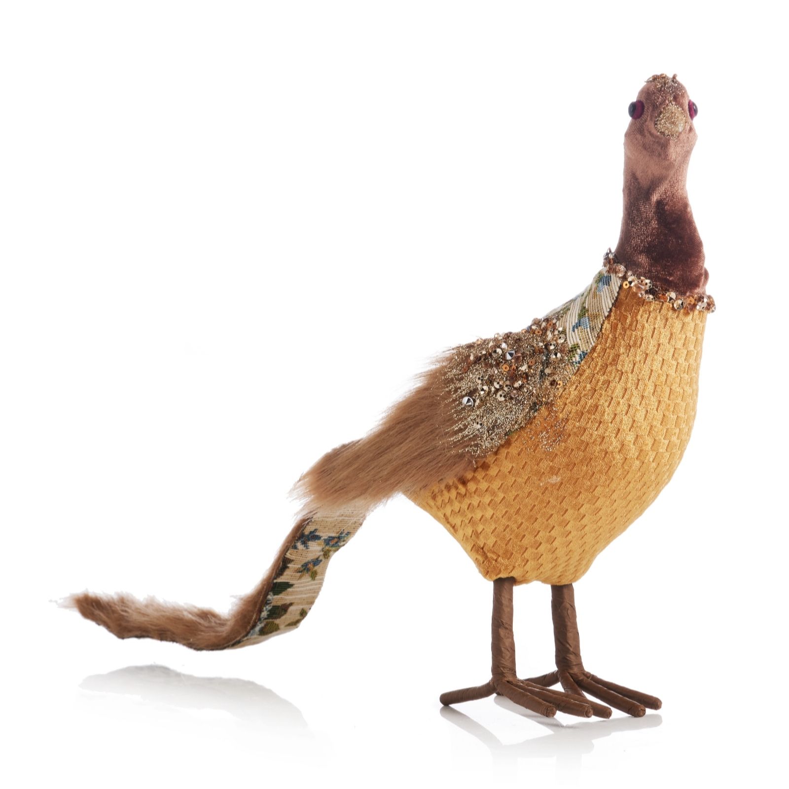 Alison Cork Set of 2 Vintage Style Pheasants QVC UK