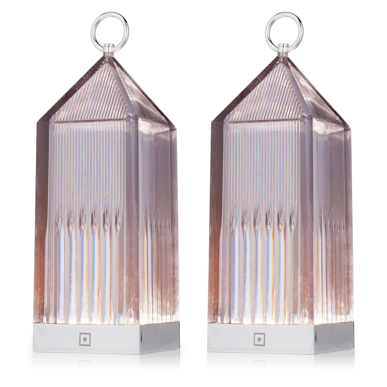 Home Stories Set Of 2 LED Indoor / Outdoor Lantern