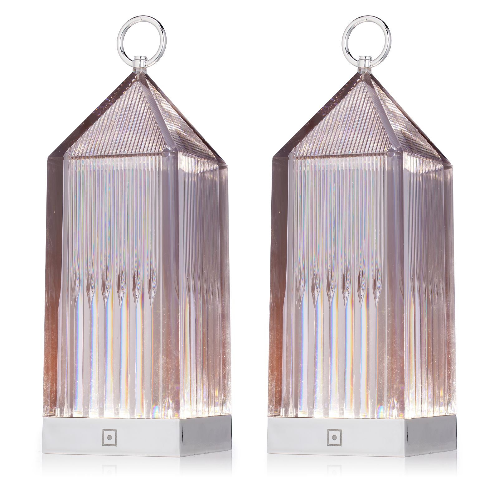 Home Stories Set Of 2 LED Indoor / Outdoor Lantern