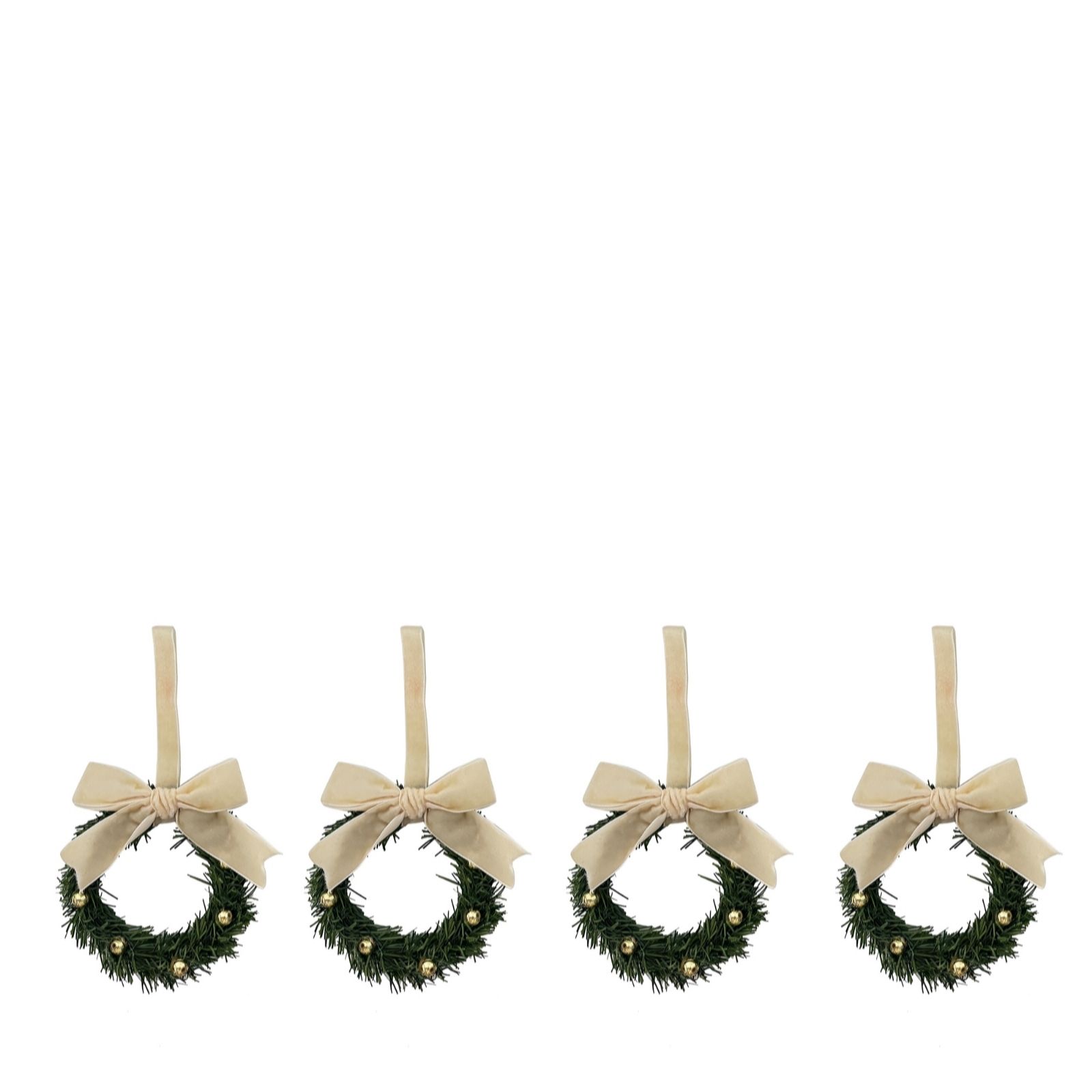 Outlet Sara Davies Set Of 4 Bow Wreath Decorations