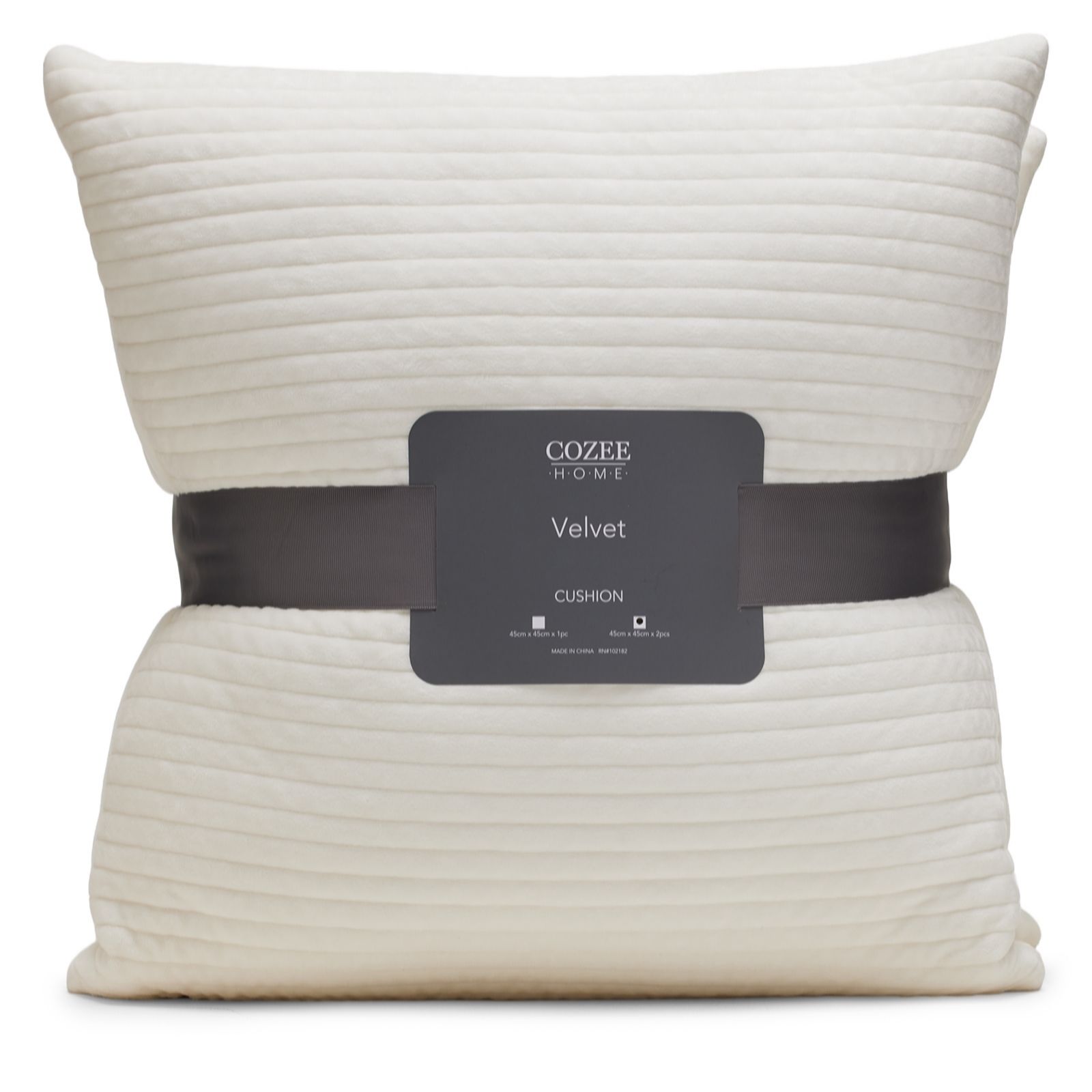 Outlet Cozee Home Textured Velvet Cushions