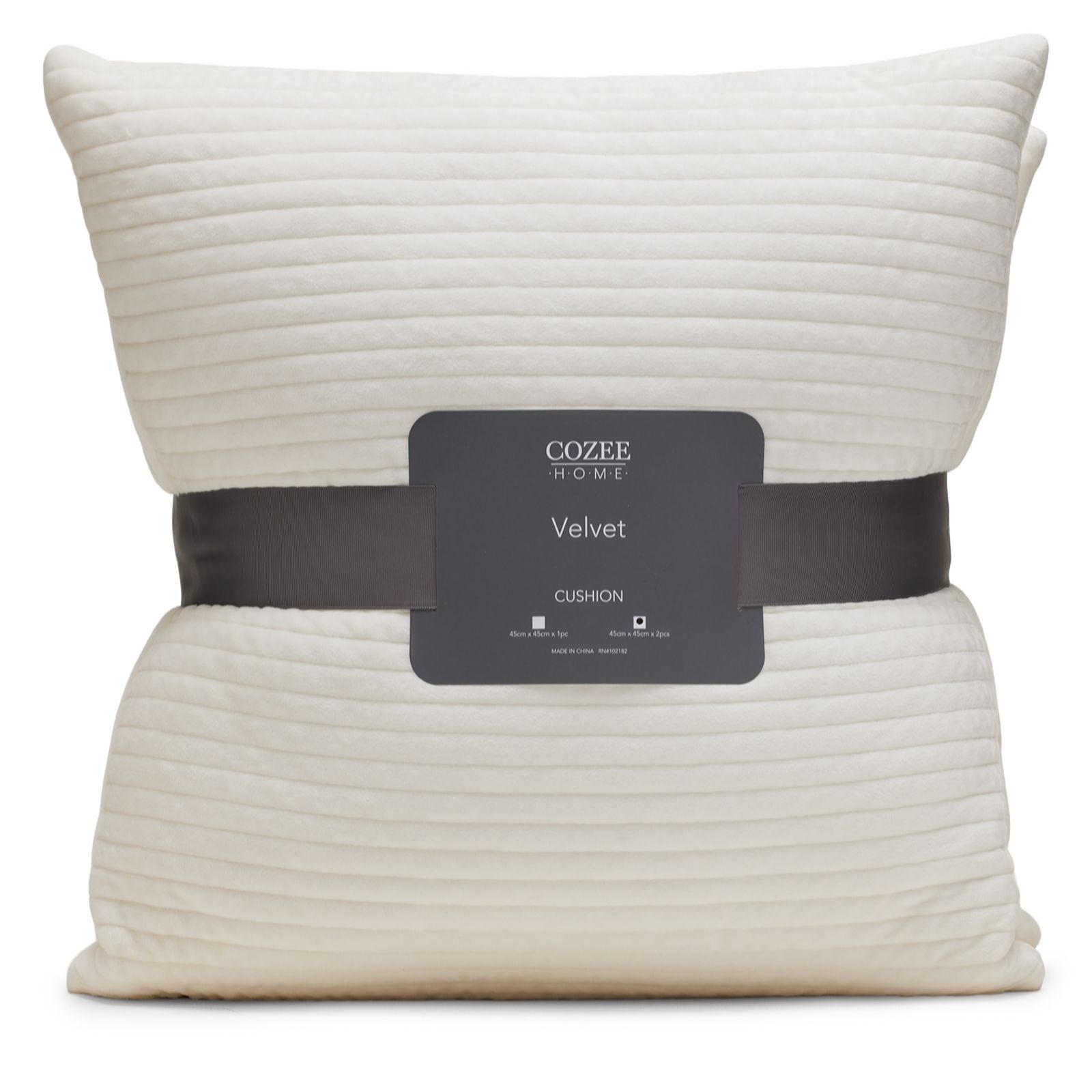 Outlet Cozee Home Textured Velvet Cushions