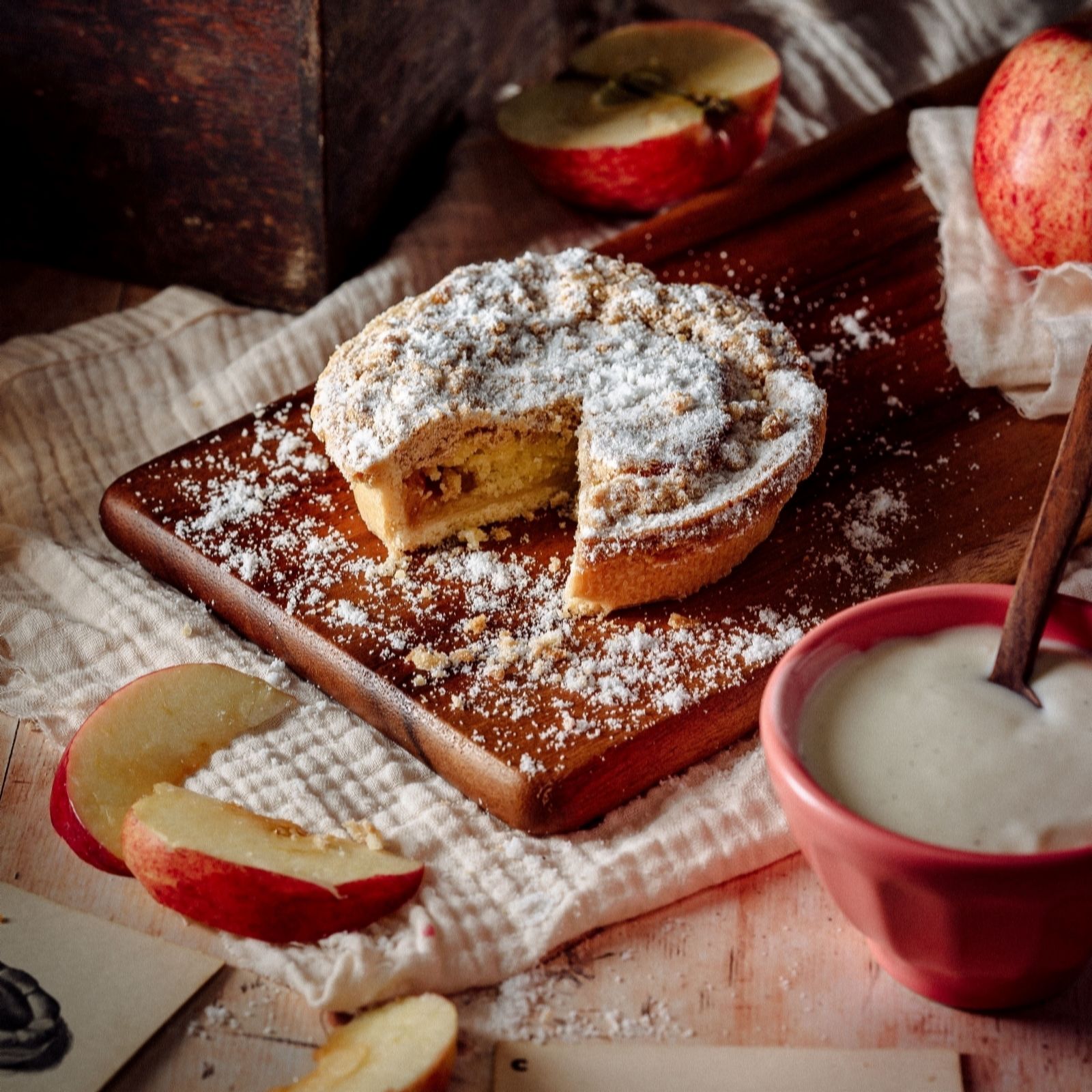 Wilfred's Pies Set of 8 Apple & Caramel Crumble Tarts