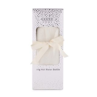 Cozee Home Faux Fur Long Hot Water Bottle with Gift Box