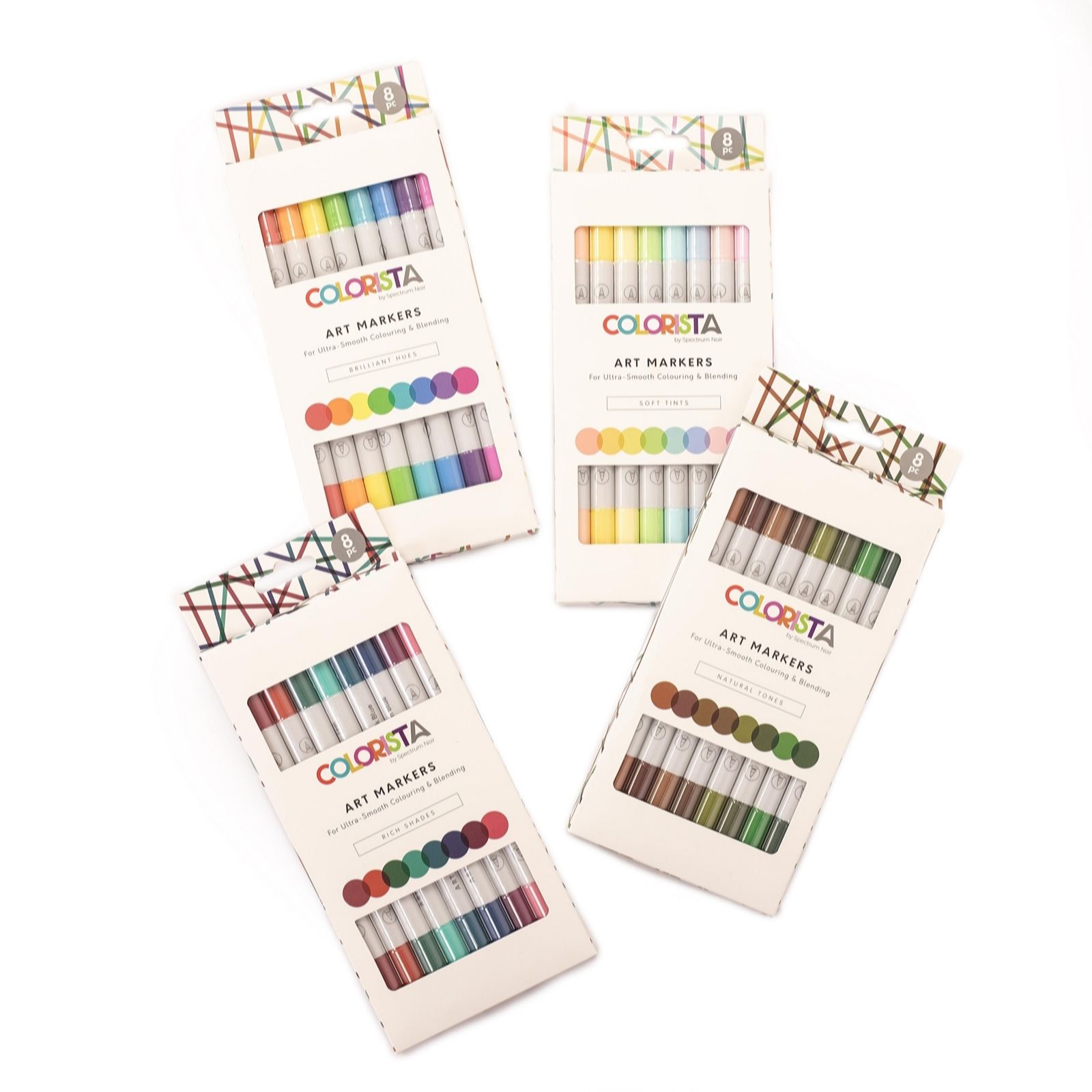 Colorista Art Marker 8pc Brilliant Hues