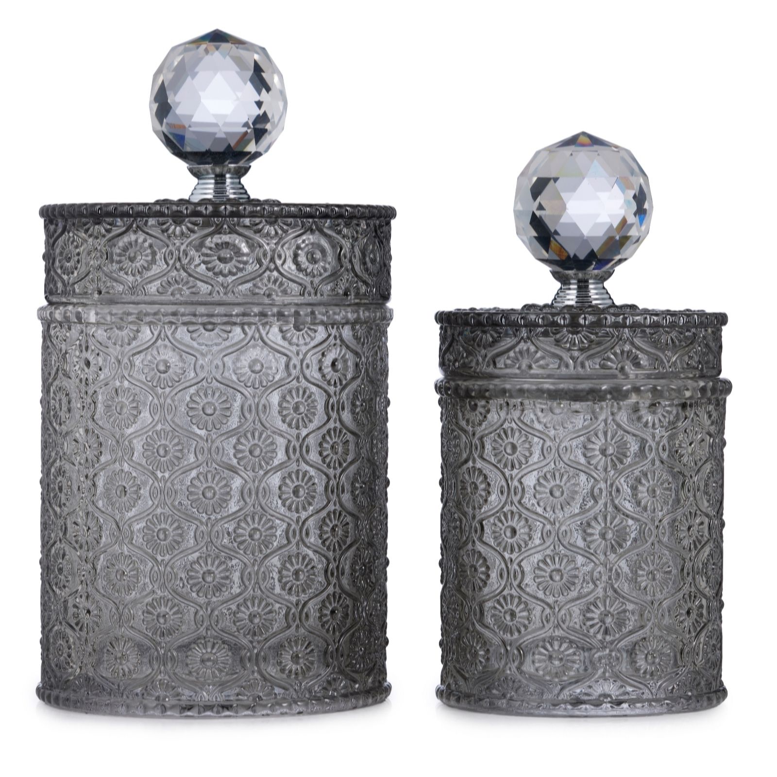Outlet Julien Macdonald Set of 2 Glass Candy Jars