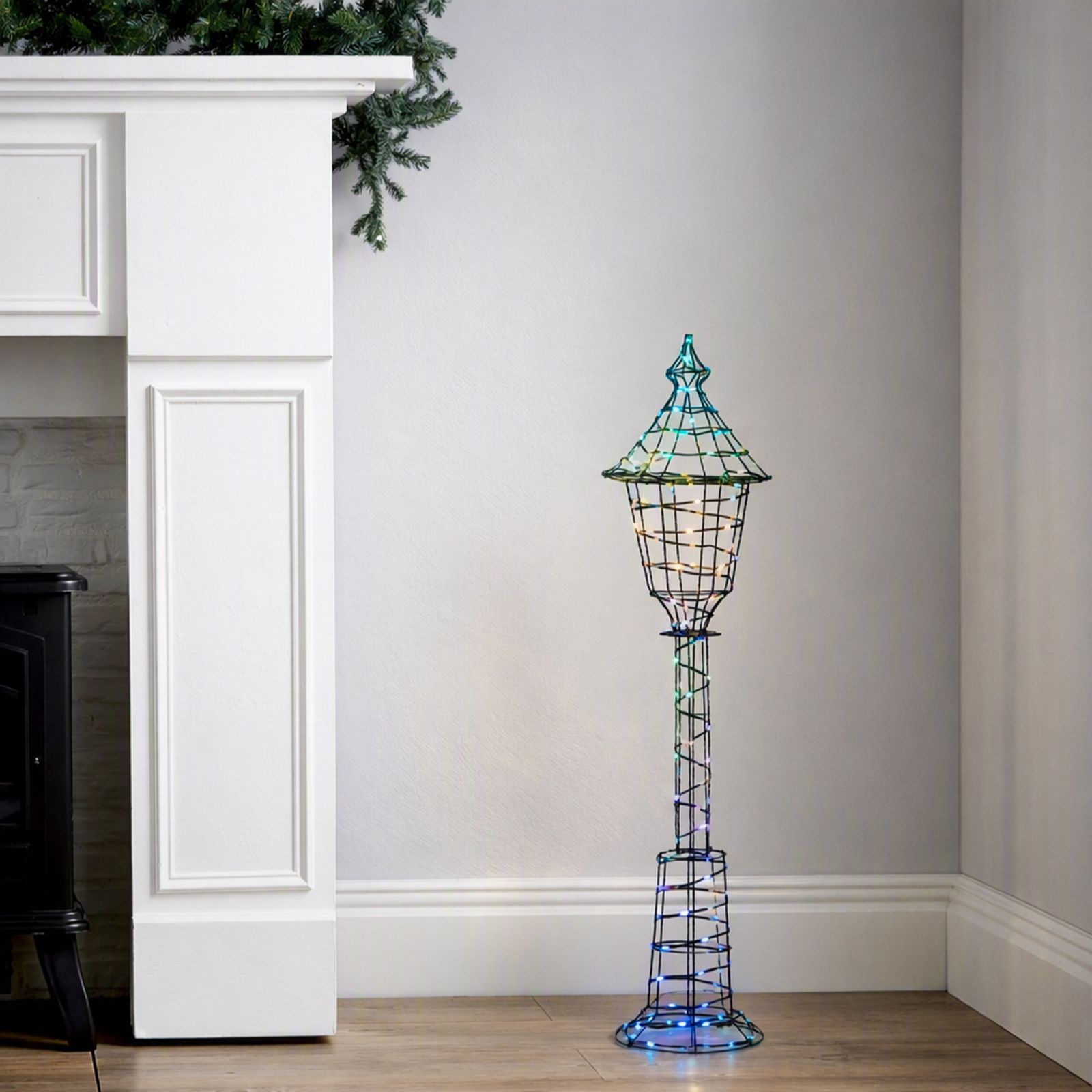 Santa Express Pre Lit RGB White Multi Function Shapes