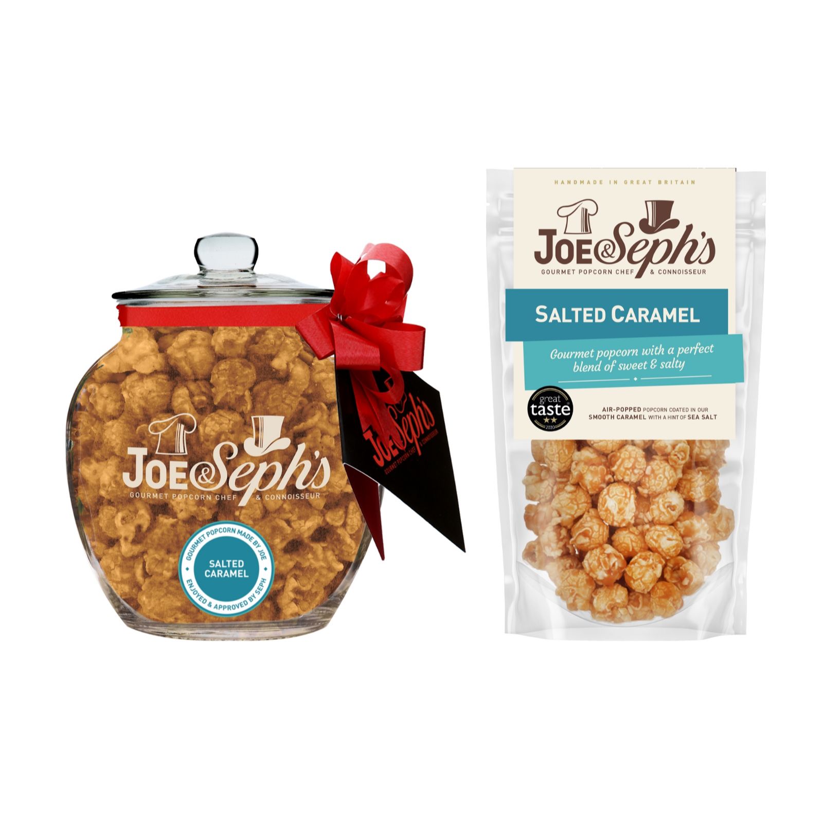 Joe & Sephs Popcorn Jar & Sharing Popcorn Pouch