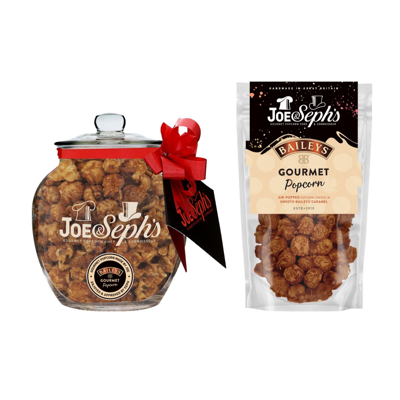 Joe & Sephs Popcorn Jar & Sharing Popcorn Pouch