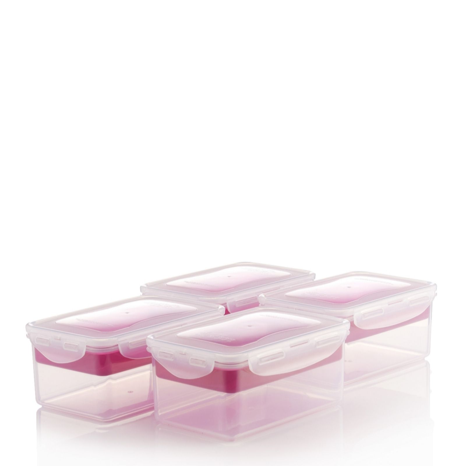 Outlet Lock & Lock Set of 4 Food Containers Dividers QVC UK