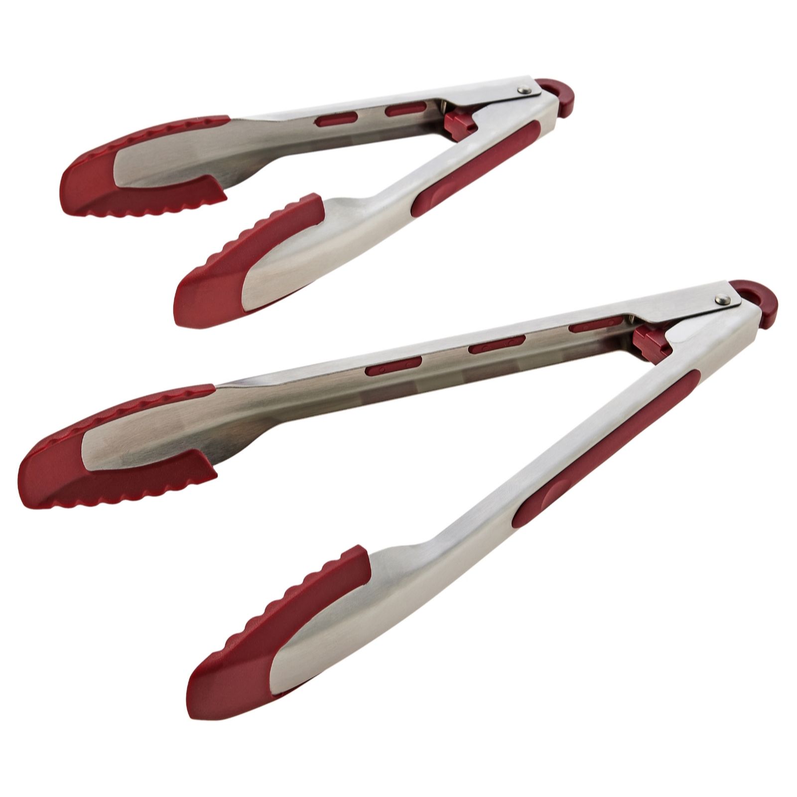 Curtis Stone Set of 2 Push Tongs