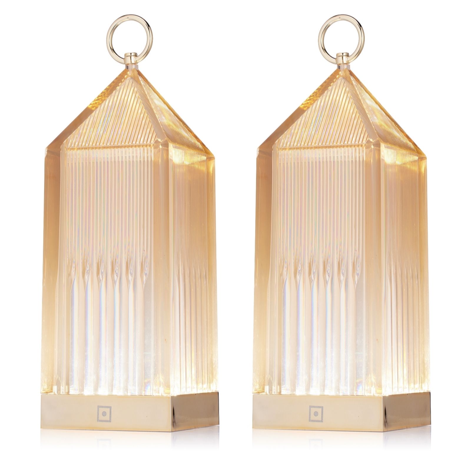 Outlet Home Stories Set Of 2 LED Indoor / Outdoor Lantern