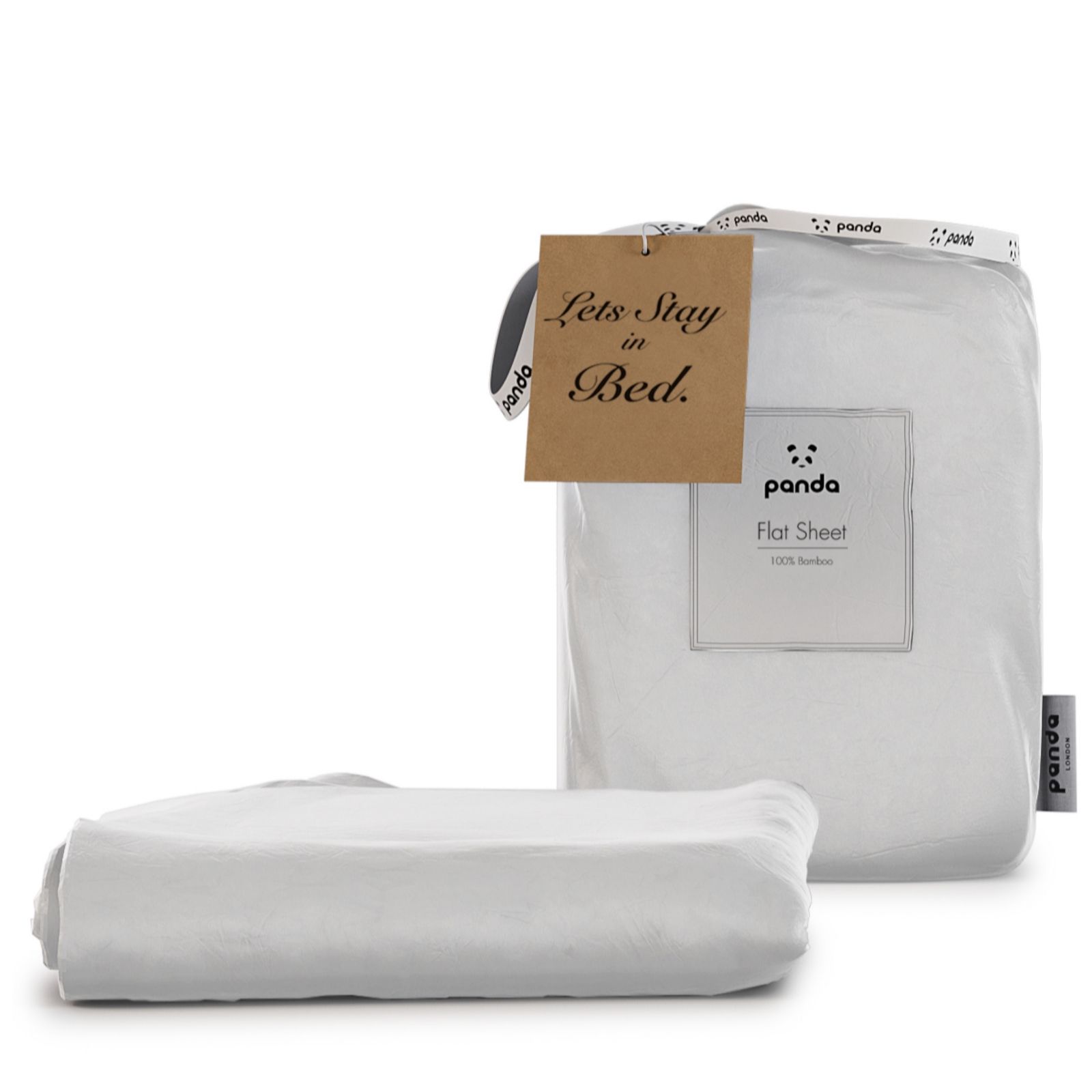 Panda London Bamboo Bedding Flat Sheet