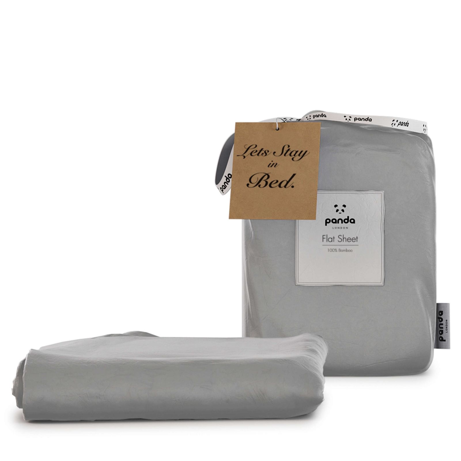 Panda London Bamboo Bedding Flat Sheet