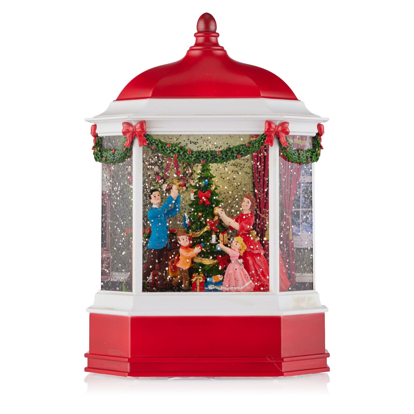 Festive 24cm Nostalgic Scene Water Spinner