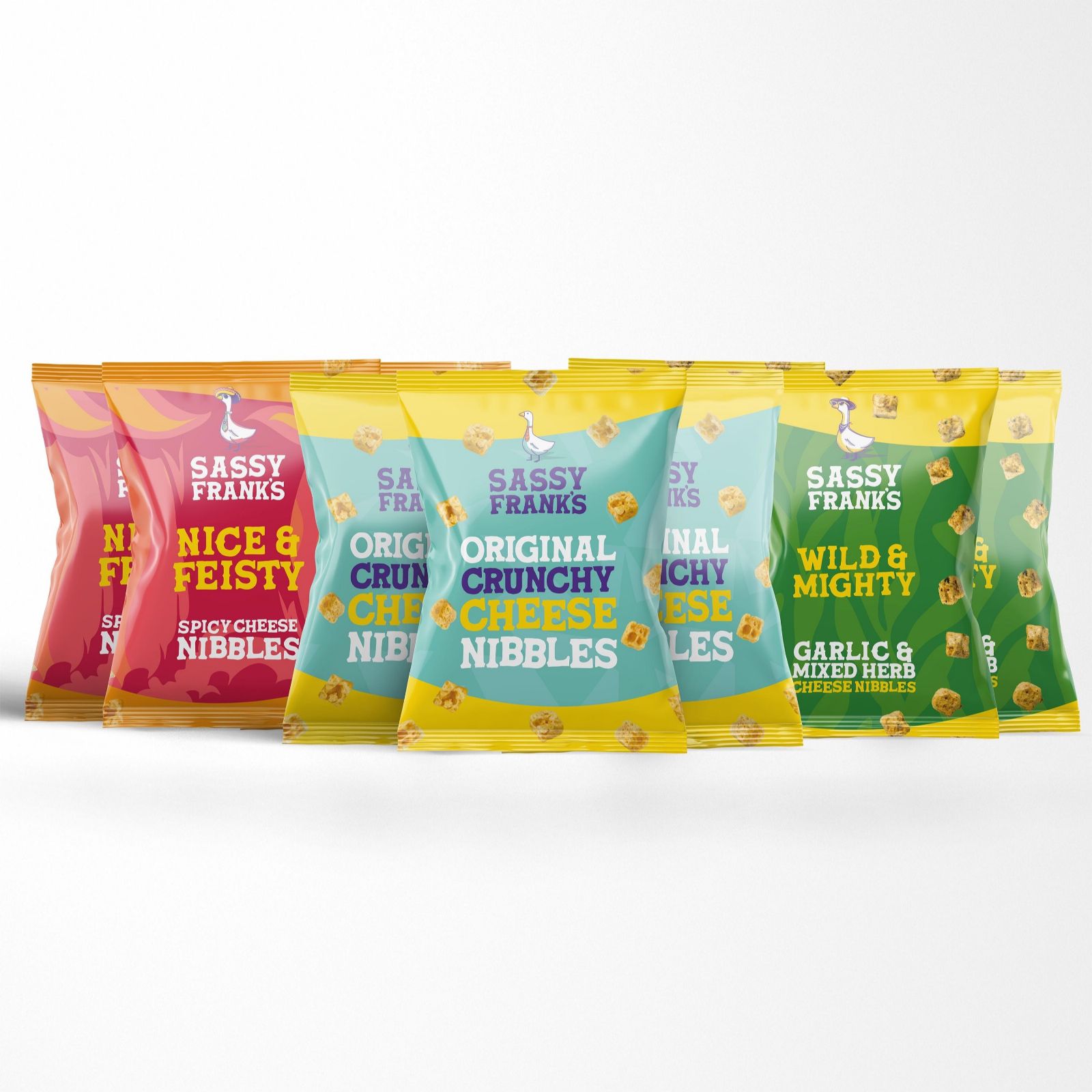 Sassy Franks by The Mouse House Set of 9 Cheese Nibbles