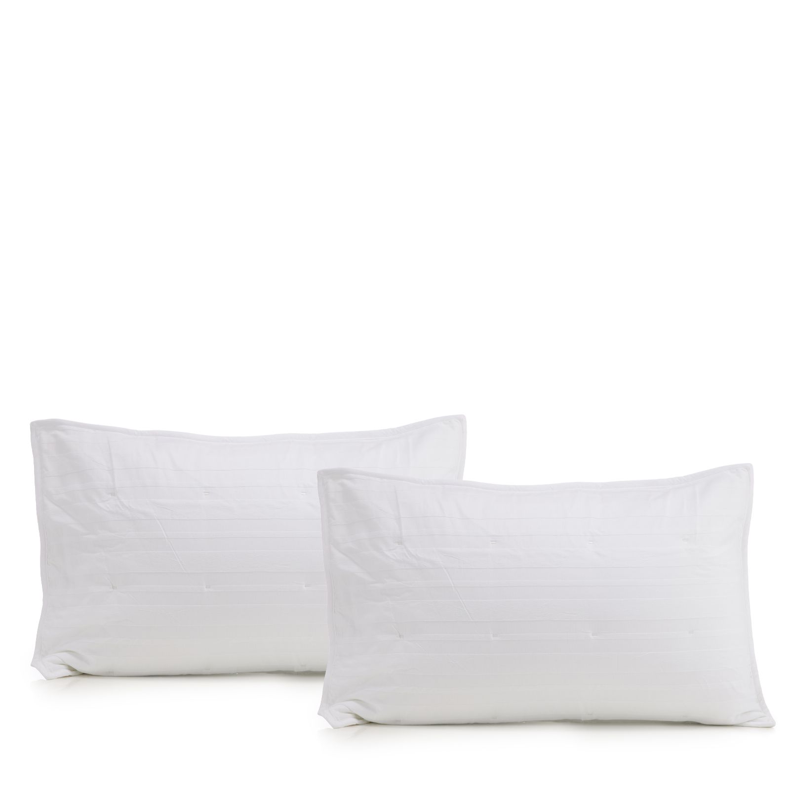 Outlet K by Kelly Hoppen Striped Matelasse Set of 2 Shams