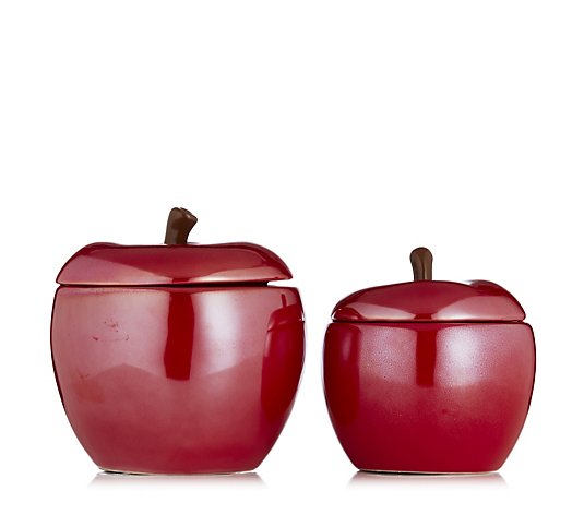 Homeworx by Harry Slatkin & Co. Ceramic Medium and Large Apples