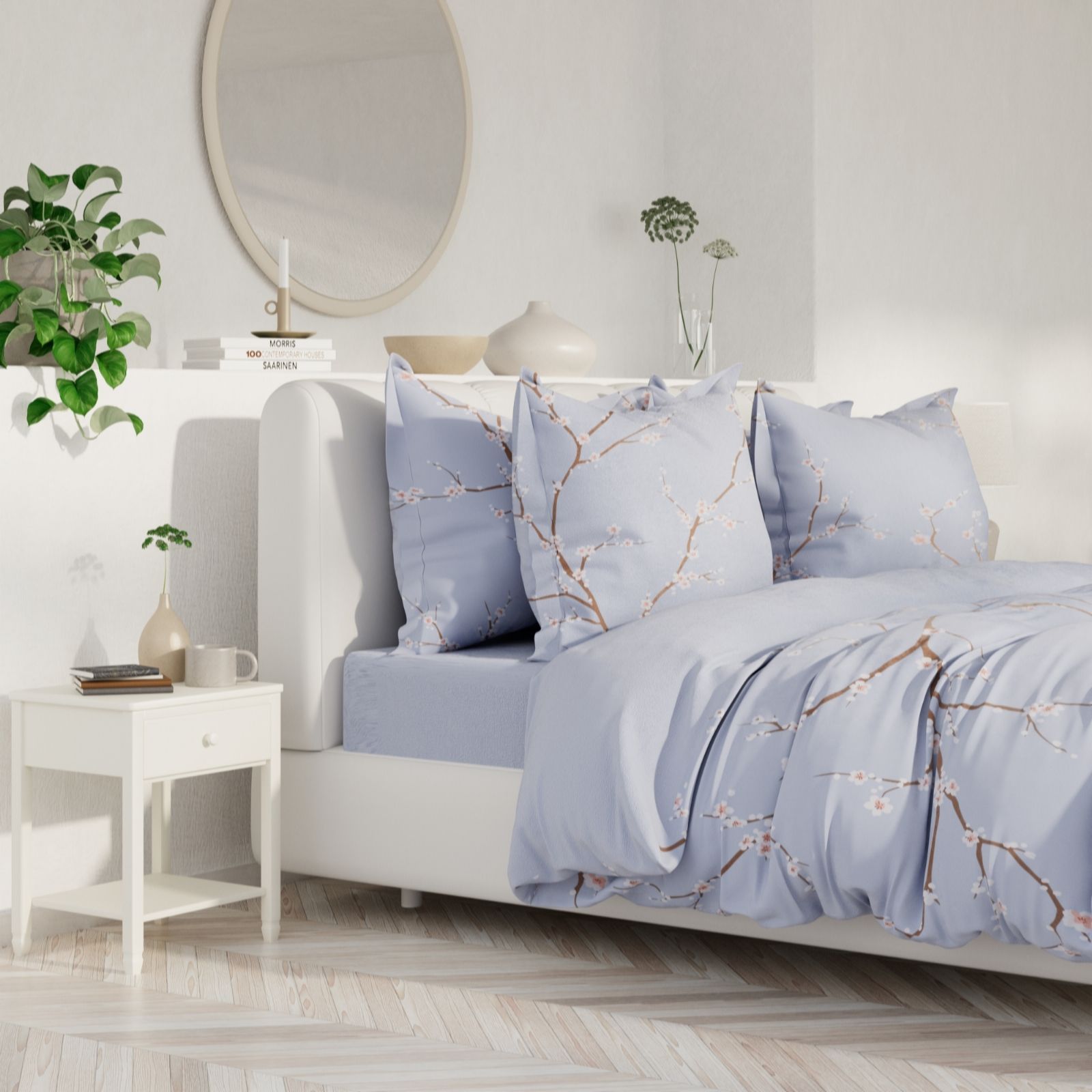 Supersoft by Cozee Home Cherry Blossom 4 Piece Duvet Set