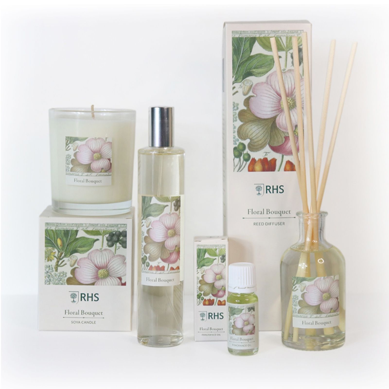 RHS x Freckleface Home Fragrance Collection in Gift Bag