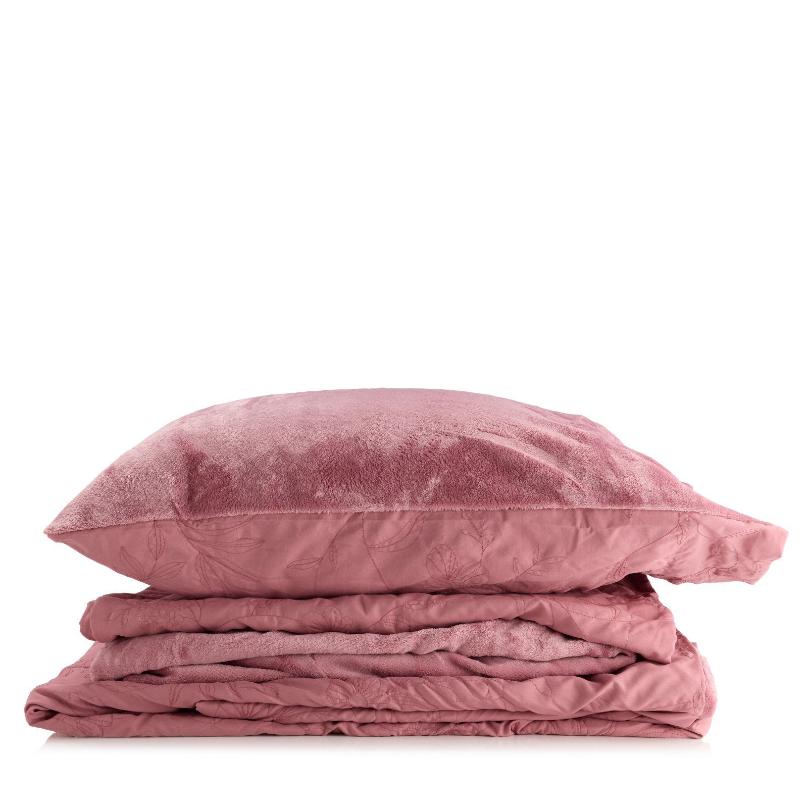 Cozee Home Supersoft and Velvetsoft Textured Floral 6 Piece Duvet Set