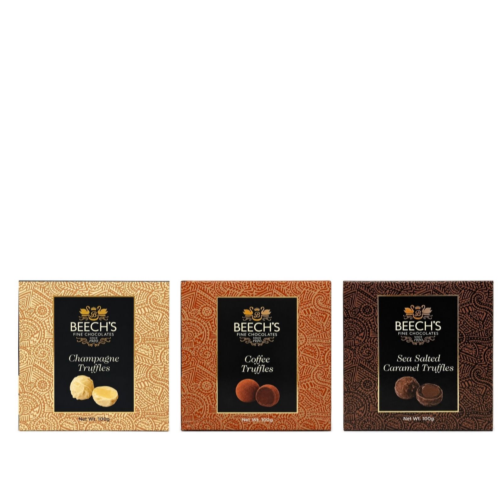 Beech's Set of 3 Indulgent Chocolate Truffles