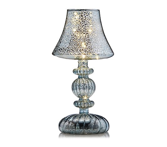 Home Reflections Pre-Lit LED Mercury Glass Lamp
