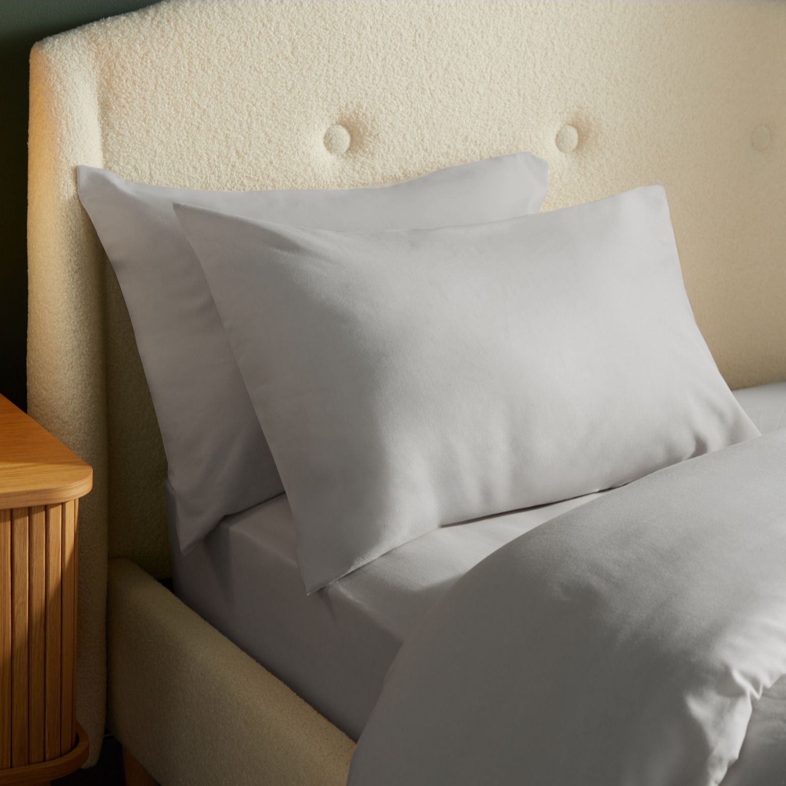 Silentnight Brushed Cotton Pillowcase Pair