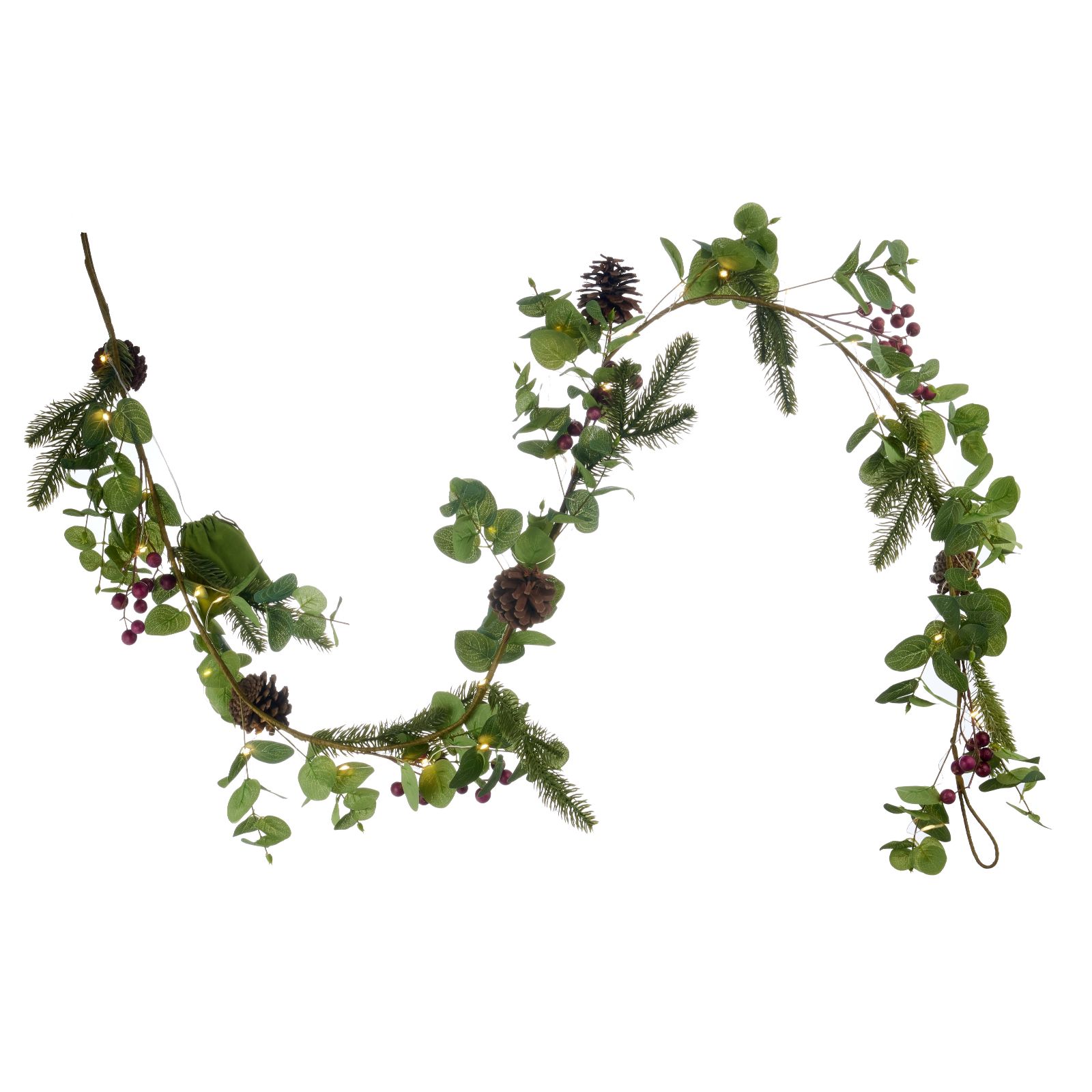 Outlet Sara Davies Faux Eucalyptus & Berry Garland