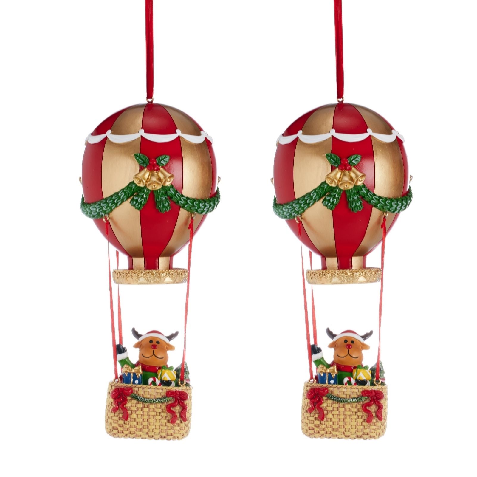 Outlet Santa Express Set of 2 Airballoon Decorations