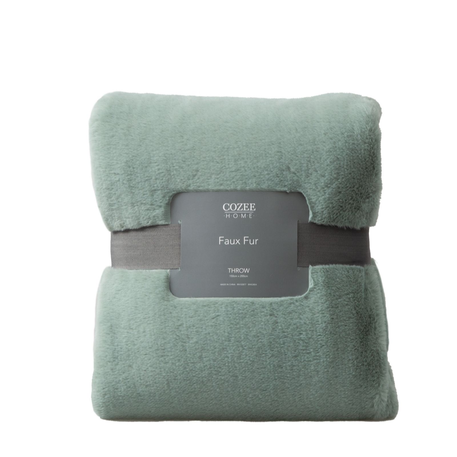 Outlet Cozee Home Limited Edition Glossy Faux Fur Throw QVC UK