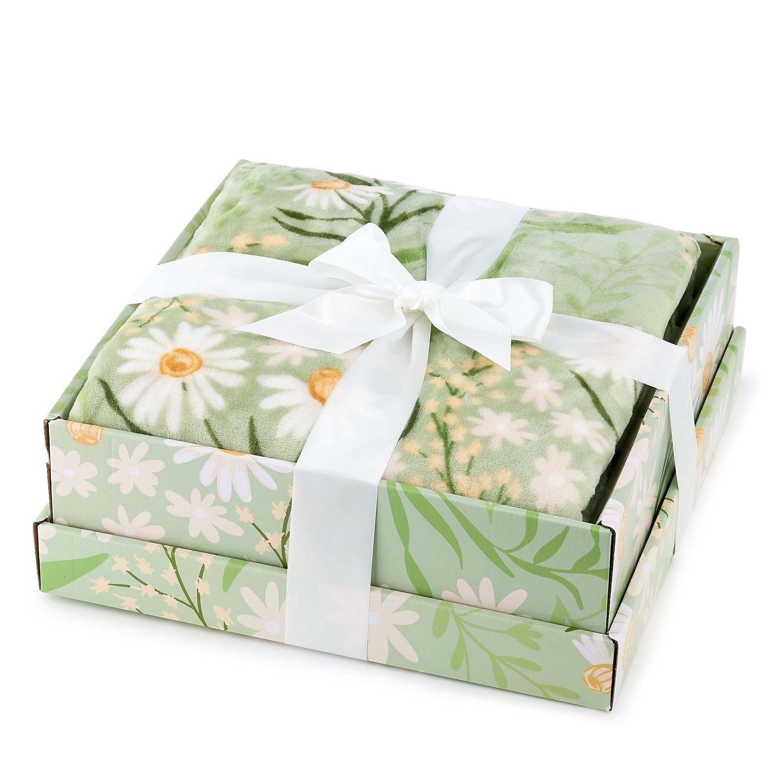 Cozee Home Velvetsoft Throw in Giftbox with Limited Edition Prints