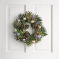 Bethlehem Lights Indoor 50cm Shimmer Pinecone Wreath