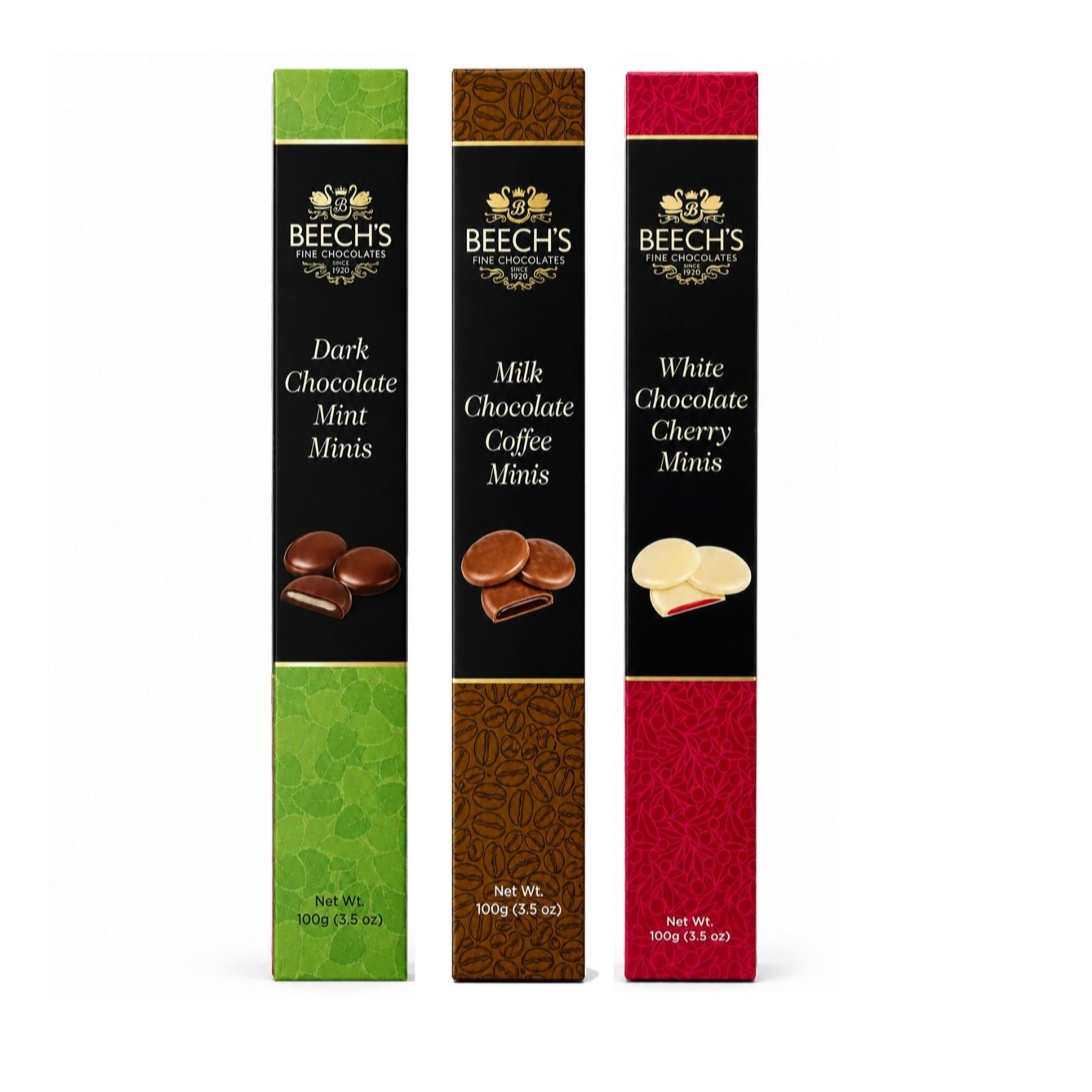 Beech's Set of 3 After Dinner Mini Chocolate Buttons