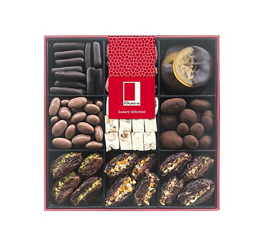 Rita Farhi 9-Way Luxury Chocolate Fruit & Nut Selection Gift Box
