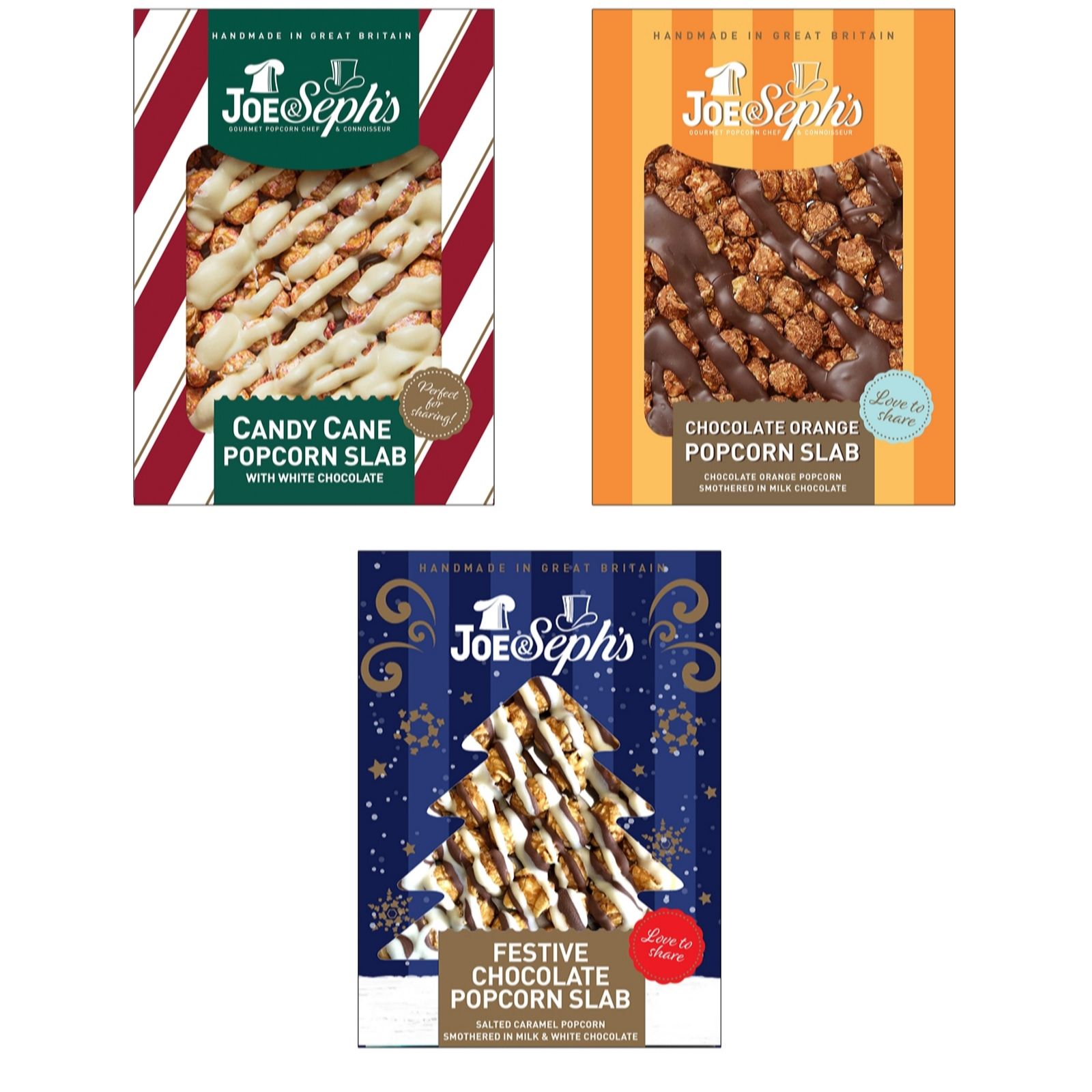 Joe & Seph's Set of 3 Festive Slabs