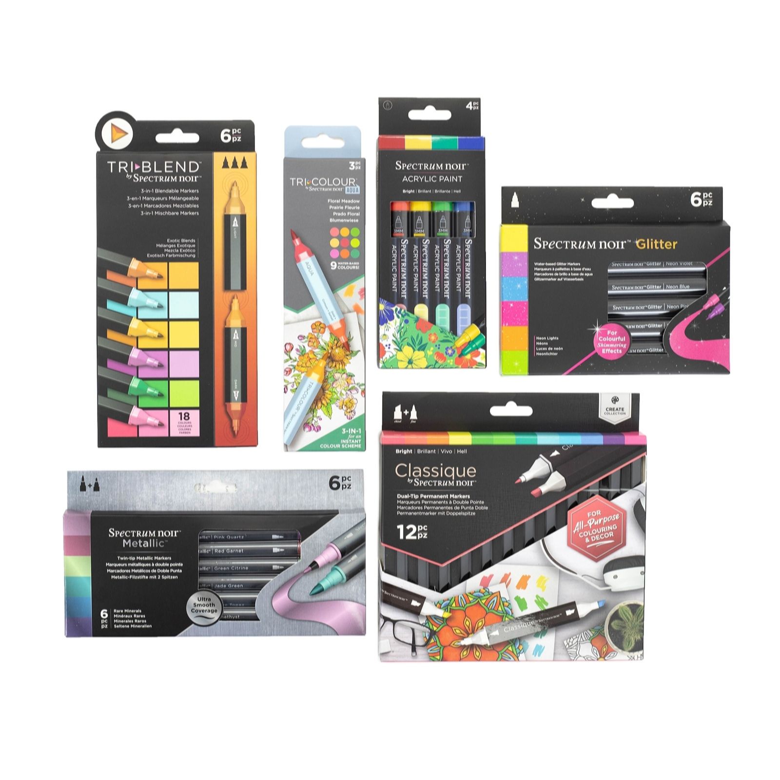 Review: Spectrum Noir marker system - Colour with Claire