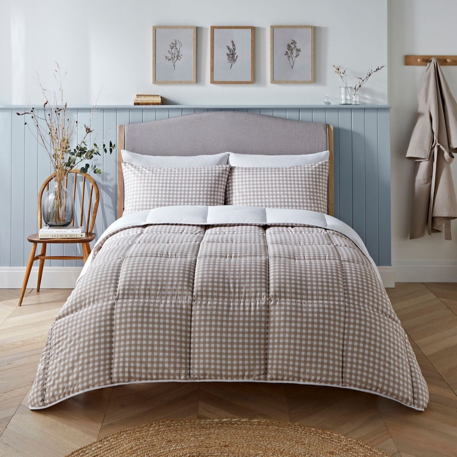 Night Lark Gingham Coverless 10.5 Tog Duvet