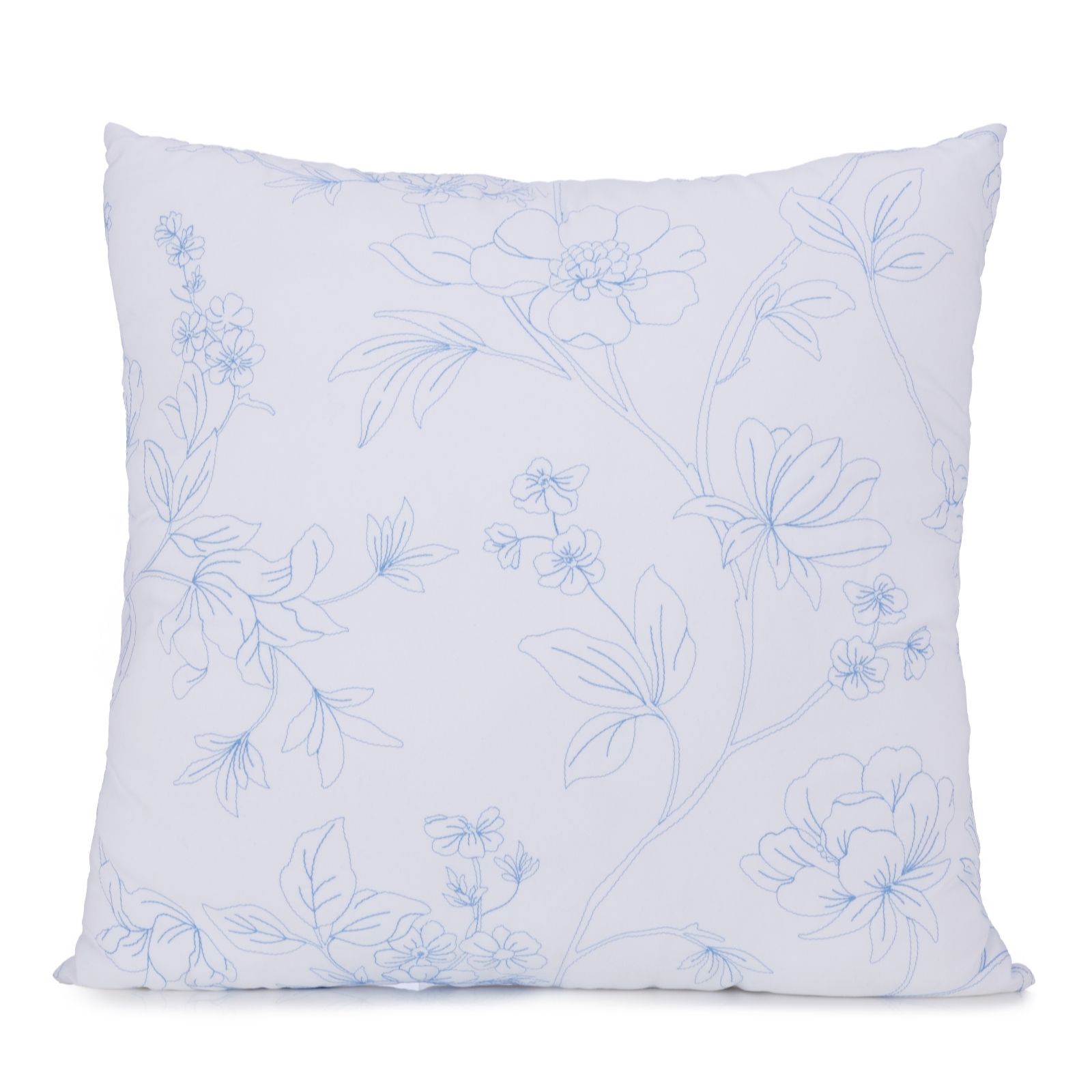 Supersoft by Cozee Home Bordeaux Floral Embroidery Cushion