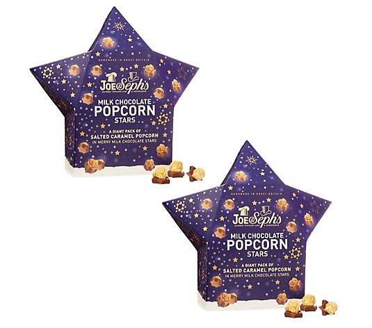 Joe & Seph's Set of 2 Gourmet Ultimate Popcorn Star