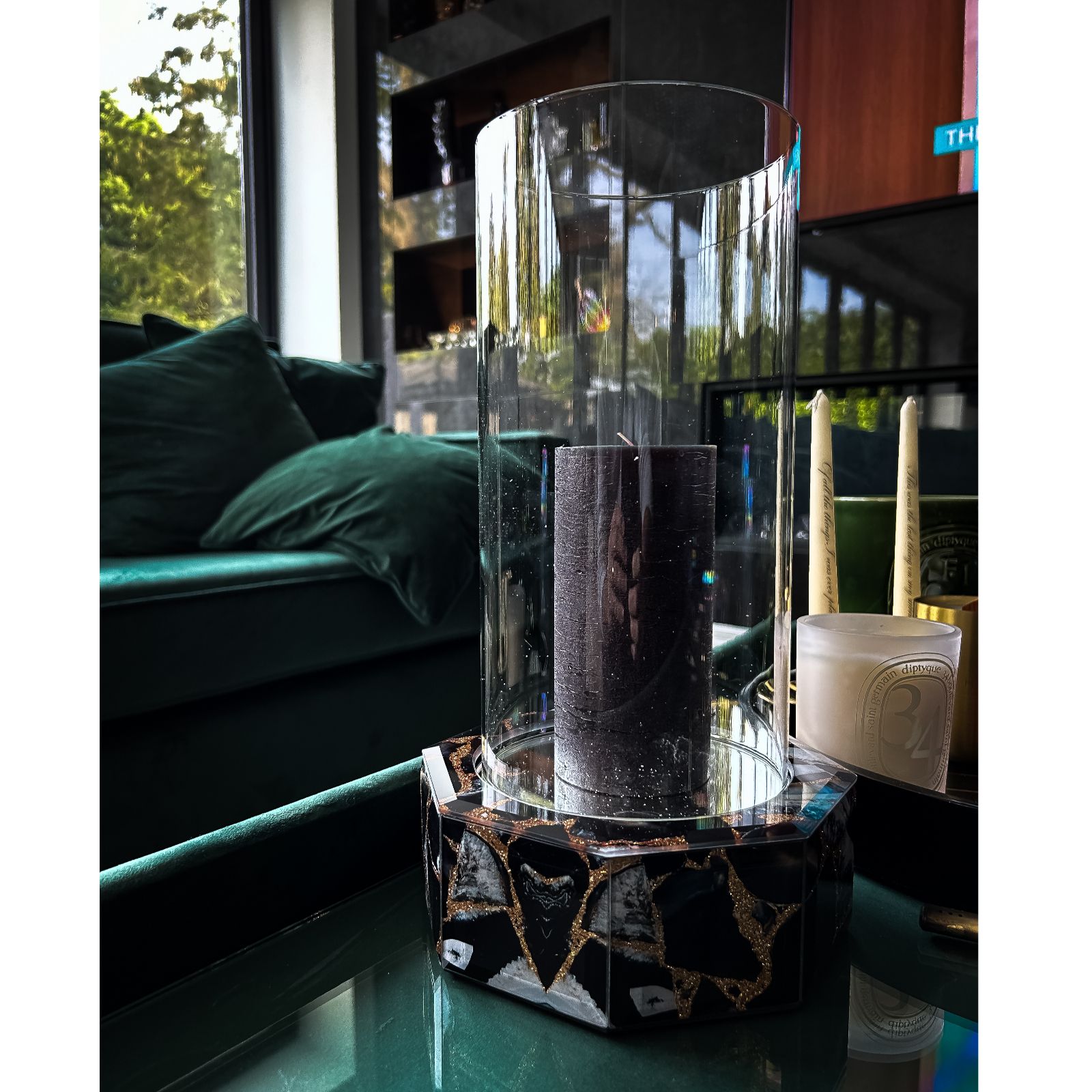 Outlet Luxenoa Hurricane Candle Podium QVC UK